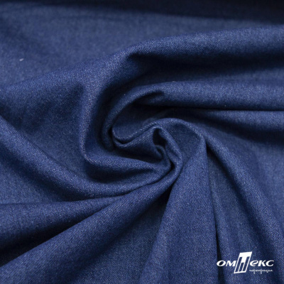 Ткань костюмная "Джинс", 315 г/м2, 100% хлопок, шир. 150 см,   Цв. 7/ Dark blue - купить в Ижевске. Цена 588 руб.