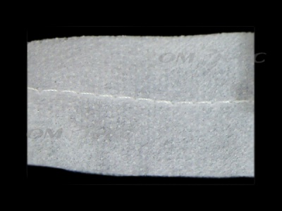 WS7225-прокладочная лента усиленная швом для подгиба 30мм-белая (50м) - купить в Ижевске. Цена: 16.71 руб.