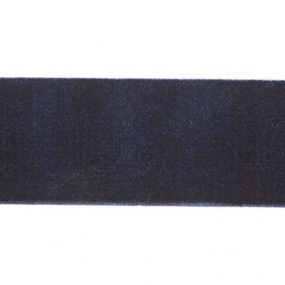 Лента бархатная нейлон, шир.25 мм, (упак. 45,7м), цв.180-т.синий - купить в Ижевске. Цена: 800.84 руб.