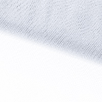 Трикотажное полотно Тюль Кристалл, 100% полиэфир, 16-01/белый, 15гр/м2, шир.160см. - купить в Ижевске. Цена 128.39 руб.