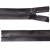 Молния водонепроницаемая PVC Т-7, 20 см, неразъемная, цвет (301)-т.серый - купить в Ижевске. Цена: 21.78 руб.