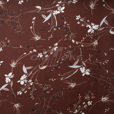 Плательная ткань "Фламенко" 2.2, 80 гр/м2, шир.150 см, принт растительный - купить в Ижевске. Цена 239.03 руб.