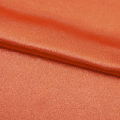 Поли креп-сатин 18-1445, 120 гр/м2, шир.150см, цвет оранжевый - купить в Ижевске. Цена 155.57 руб.
