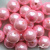 0404-00108-Бусины пластиковые под жемчуг "ОмТекс", 16 мм, (уп.50гр=24+/-1шт) цв.101-св.розовый - купить в Ижевске. Цена: 44.18 руб.