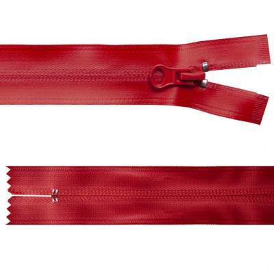 Молния водонепроницаемая PVC Т-7, 20 см, неразъемная, цвет (820)-красный - купить в Ижевске. Цена: 21.56 руб.