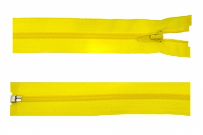 Спиральная молния Т5 131, 90 см, автомат, цвет жёлтый - купить в Ижевске. Цена: 14.20 руб.
