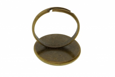 Заготовка для рукоделия металлическая фигурная для кольца 15мм - купить в Ижевске. Цена: 7.44 руб.