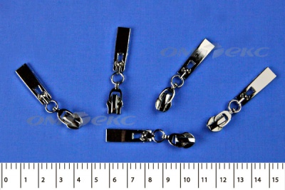 Слайдер декоративный, металлический №1/спираль Т7/никель - купить в Ижевске. Цена: 6.29 руб.