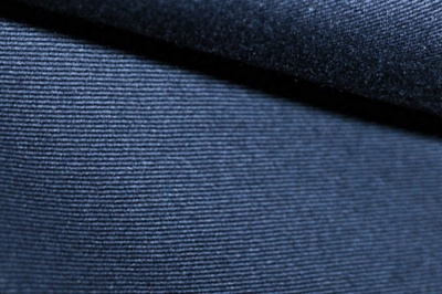 Ткань костюмная 8874/3, цвет темно-синий, 100% полиэфир - купить в Ижевске. Цена 433.60 руб.