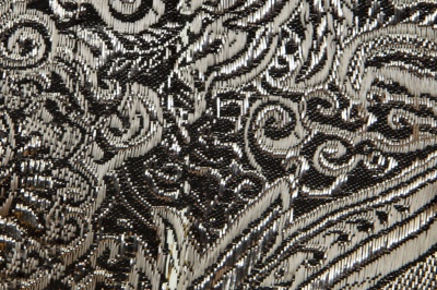 Ткань костюмная жаккард №11, 140 гр/м2, шир.150см, цвет тем.серебро - купить в Ижевске. Цена 383.29 руб.