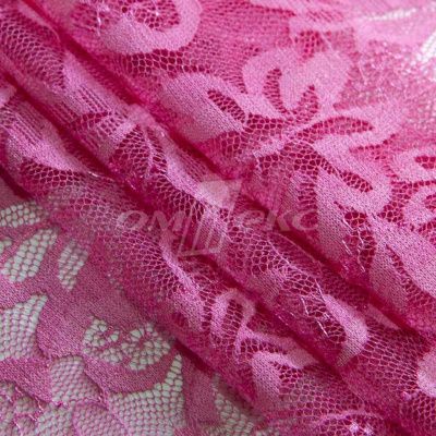 Кружевное полотно стрейч XD-WINE, 100 гр/м2, шир.150см, цвет розовый - купить в Ижевске. Цена 1 869.99 руб.