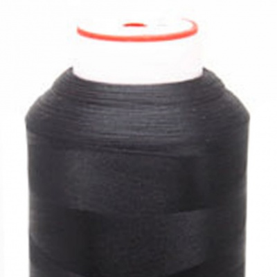 Нитки текстурированные некручёные, намот. 5 000 м, цвет чёрный - купить в Ижевске. Цена: 70.43 руб.
