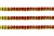 Пайетки "ОмТекс" на нитях, CREAM, 6 мм С / упак.73+/-1м, цв. 96 - красный - купить в Ижевске. Цена: 484.77 руб.