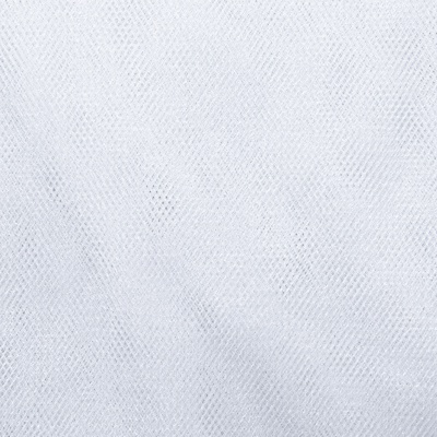 Трикотажное полотно Тюль Кристалл, 100% полиэфир, 16-01/белый, 15гр/м2, шир.160см. - купить в Ижевске. Цена 128.39 руб.