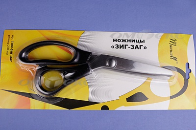 Ножницы ЗИГ-ЗАГ "MAXWELL" 230 мм - купить в Ижевске. Цена: 1 041.25 руб.