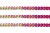 Пайетки "ОмТекс" на нитях, CREAM, 6 мм С / упак.73+/-1м, цв. 89 - розовый - купить в Ижевске. Цена: 468.37 руб.