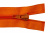 Спиральная молния Т5 849, 75 см, автомат, цвет оранжевый - купить в Ижевске. Цена: 16.28 руб.