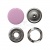Кнопка рубашечная (закрытая) 9,5мм - эмаль, цв.003 - розовый - купить в Ижевске. Цена: 5.74 руб.