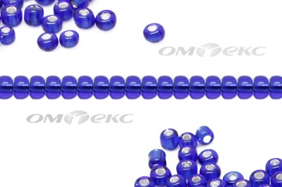 Бисер (SL) 11/0 ( упак.100 гр) цв.28 - синий - купить в Ижевске. Цена: 53.34 руб.