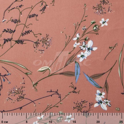 Плательная ткань "Фламенко" 2.1, 80 гр/м2, шир.150 см, принт растительный - купить в Ижевске. Цена 311.05 руб.