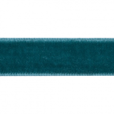 Лента бархатная нейлон, шир.12 мм, (упак. 45,7м), цв.65-изумруд - купить в Ижевске. Цена: 392 руб.