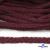 Шнур плетеный d-6 мм круглый, 70% хлопок 30% полиэстер, уп.90+/-1 м, цв.1070-бордовый - купить в Ижевске. Цена: 588 руб.